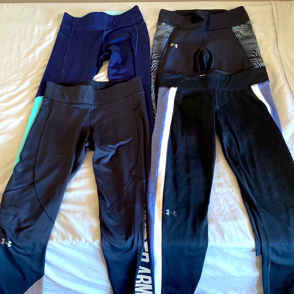 Bundle of 4 under armour medium pants
